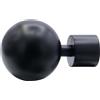 Terminale per bastone tenda Ball classic nero opaco Ø 2 cm 2 pz