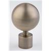 Terminale per bastone tenda Ball classic oro Ø 2 cm 2 pz