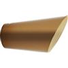 Terminale per bastone tenda in metallo Rag oro Ø 2 cm 2 pz
