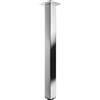 Gamba da tavolo con piastra montaggio in acciaio inox Hettich 60x60x700 mm