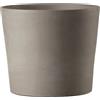 Deroma Vaso cilindrico in terracotta grafite Ø 20 cm