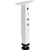 - Gamba per letto con piastra di montaggio 36x35x200-300 mm