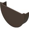 Testata per giunto in PVC con scarico marrone 19 cm