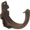 Cicogna per grondaia in PVC marrone 19 cm