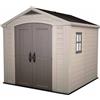 Keter Casetta da giardino Keter in resina Factor sp. 16 mm beige 4,67 m²