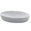 Portasapone bagno Gemini in resina bianco