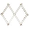 Estensibile legno laccato bianco 7 posti 300 x 600 mm