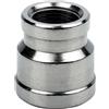 Manicotto ridotto in ottone cromato 1/2`` F x 3/4`` F