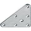 Basetta in acciaio zincato triangolare