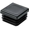 Tappo sedia a innesto Hettich per tubi quadrati 2,5x2,5 cm nero