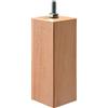 Piedino per mobili in legno Hettich Brema con vite M8 150x50x50 mm