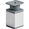 Piedino mobili angolare Hettich acciaio L 60-75 x H 40 x Ø 40 mm