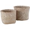 Set 2 cestini Mika beige