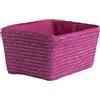 Cestino Hawaii in paglia rosa