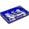 Portasapone bagno Caribe in resina verde