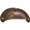 Maniglia in ferro 65 x 28 mm bronzo antico