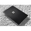 Piatto doccia Newstone 100 cm x 70 cm nero