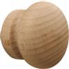 Pomolo in faggio Ø 38 mm tinto grezzo