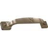 Maniglia in zama interasse 96 mm nickel satinato