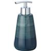 Dispenser sapone Wenko Pottery Petrol in ceramica petrolio