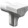 Hettich Supporto per ripiani plastica 6 mm bianco