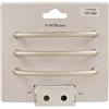 - Kit 3 maniglie in zama interasse 128 mm nickel matt