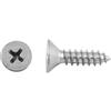 Vite ferro autofilettante testa piana svasata din7982 inox mm 3,5x25mm