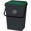 Pattumiera per raccolta differenziata 35 l verde