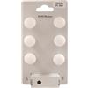 Kit 6 pomoli in faggio ø 26 mm laccato bianco