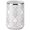 - Portaspazzolini Wenko Barock in ceramica bianco e argento