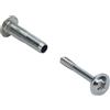 Hettich Vite di collegamento M4 28 mm - 38 mm nichelata