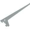 Staffa in acciaio per supporto ripiani 35 cm grigio