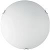 Plafoniera Oblò 2 luci Ø 30 cm bianco