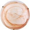 Plafoniera Duna 40x40x12 cm tabacco