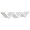 Mensola in legno Saetta 560x155x18 mm rovere sbiancato