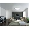 Plafoniera LED Frania 1600 lm bianco neutro Ø 33 cm