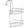 METAFORM Cestello doccia angolare 2 piani New Chrome