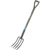 Gardena Forca a 4 denti Gardena NatureLine L 113 cm manico in legno