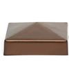 Copripalo in plastica riciclata per pali in legno 9x9 cm rame