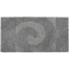 Tappeto bagno rettangolare Elizabeth 55x90 cm grigio