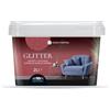 - Moon decorativo Glitterato Rosso Porpora