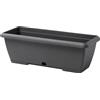 Cassetta Terrae con sottocassetta in plastica 50x20x16,7 cm grigio fumo