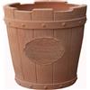 Vaso terracotta tondo "Welcome" 19x19x18 cm