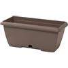 Cassetta Terrae con sottocassetta in plastica 40x20x16,7 cm beige scuro