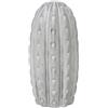OBI Outdoor Living Decoro cactus ovale in ceramica bianco