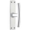 Maniglia per finestra Martellina quadra alluminio argento