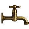 Rubinetto da esterno ornamentale in ottone bronzato R7 13 mm (1/2")