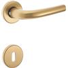 Maniglia Uno alluminio con rosette e bocchette patent bronzata