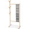 Domopak Living Stander Appendiabiti Domopak Living in bamboo multitasca 65x38x167 cm