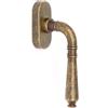 Maniglia per finestra Martellina DK modello dieci bronzo antico